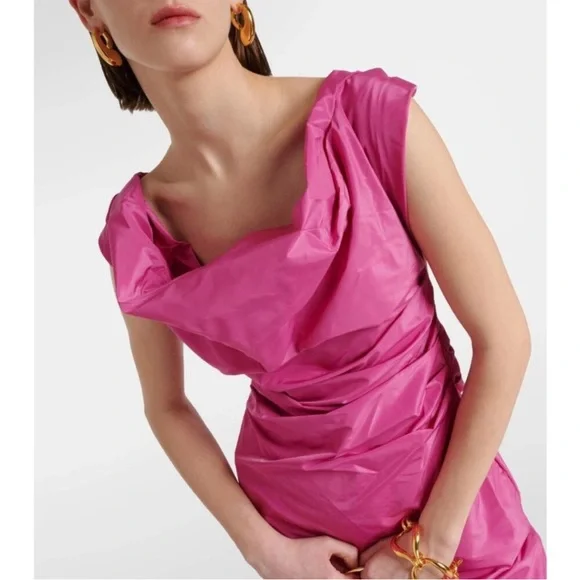 Staud Andrea Off-Shoulder Midi Dress Size 2 Hot Pink gown - threedaughtersproperties.com Staud Andrea Off-Shoulder Midi Dress Size 2 Hot Pink gown - threedaughtersproperties.com